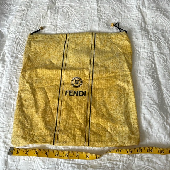 Fendi vintage Accessory dust bag. 12 3/4 inch x 13 1/2 inch - Picture 1 of 5